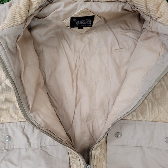 Vintage 80s Western Cowboy Corduroy Jacket M/L 22x26 Cropped - Picture 9 of 16